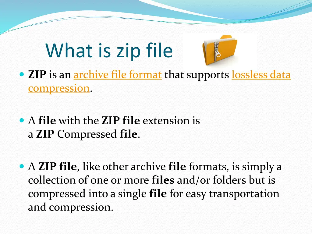 what is zip file