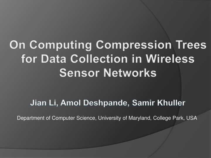 on computing compression trees for data