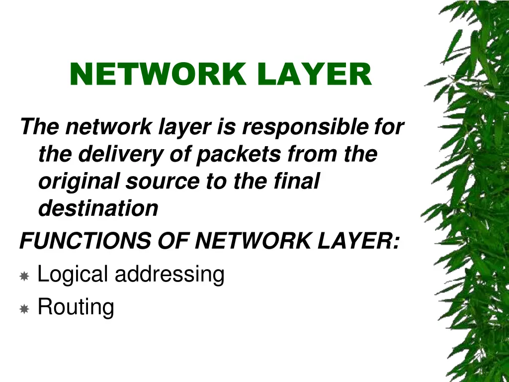 network layer