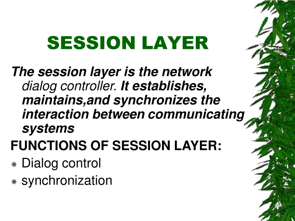 session layer