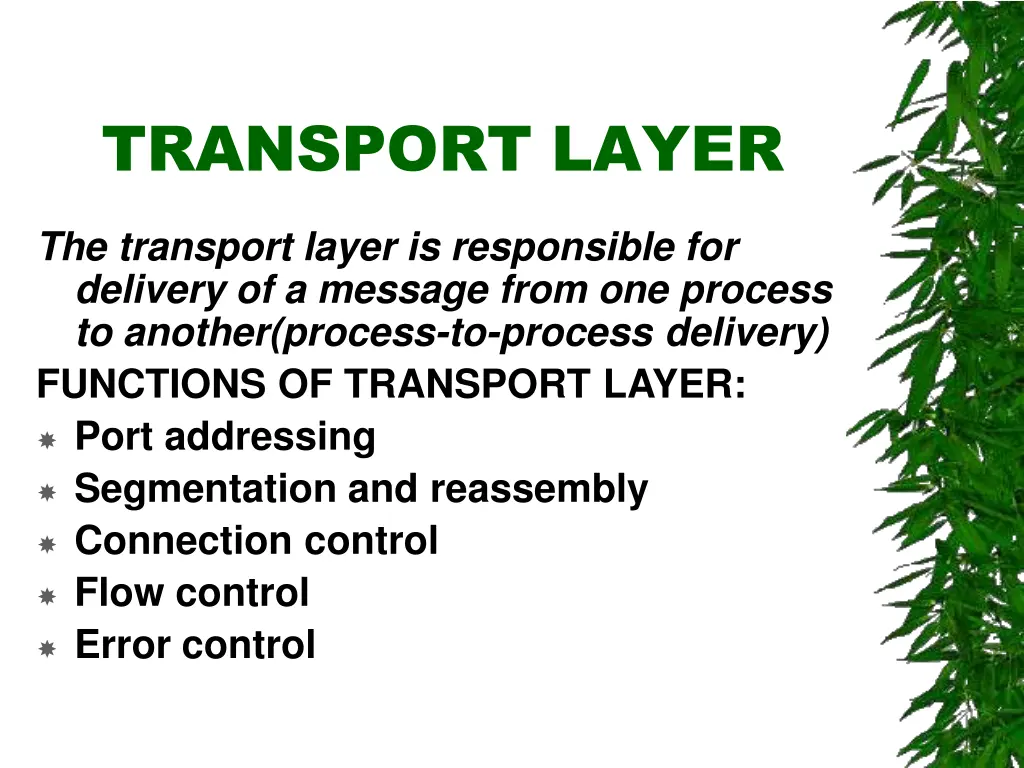 transport layer