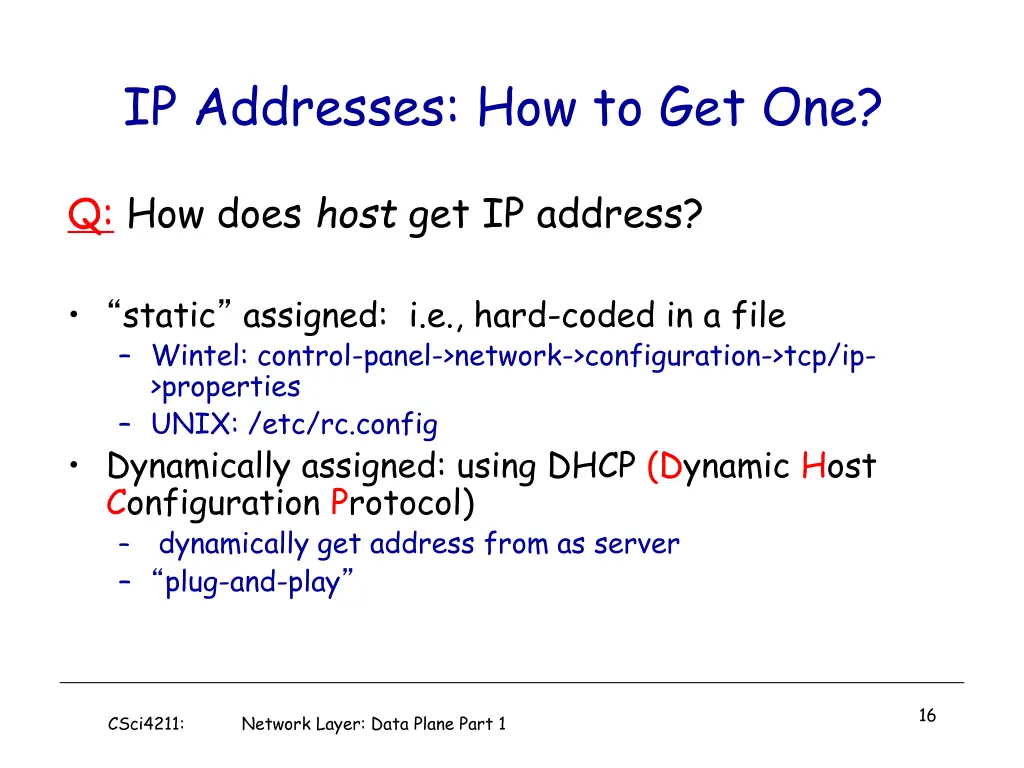 ip addresses how to get one