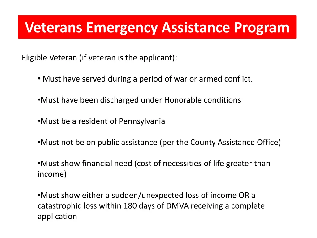 veterans emergency assistance veterans emergency 1