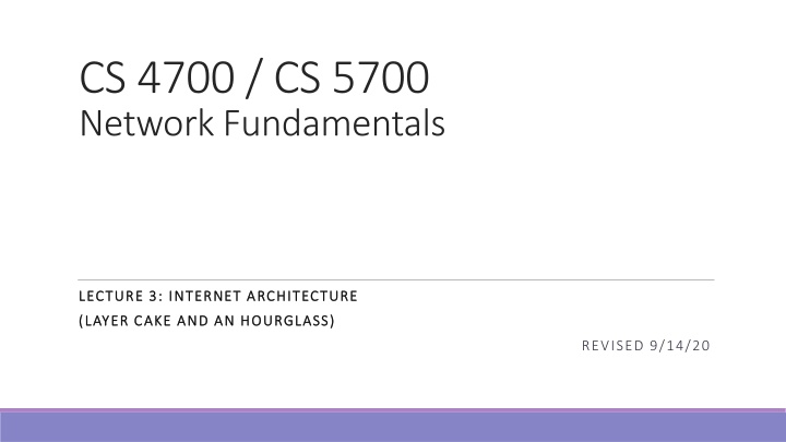 cs 4700 cs 5700 network fundamentals