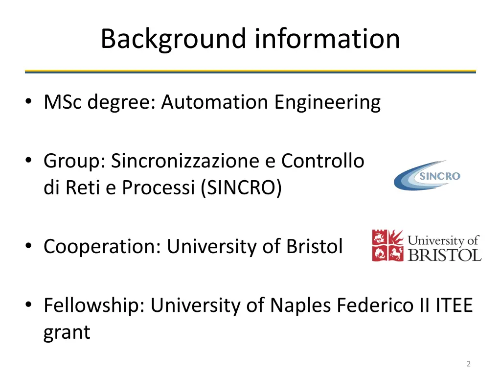 background information