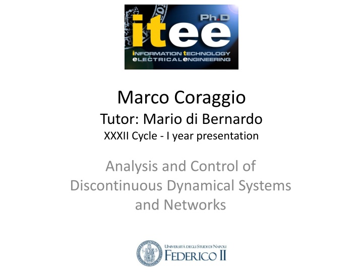 marco coraggio tutor mario di bernardo xxxii