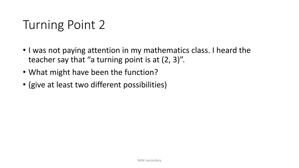 turning point 2
