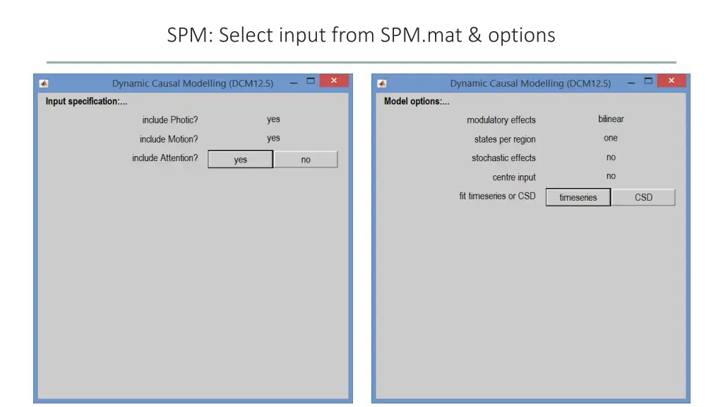 spm select input from spm mat options