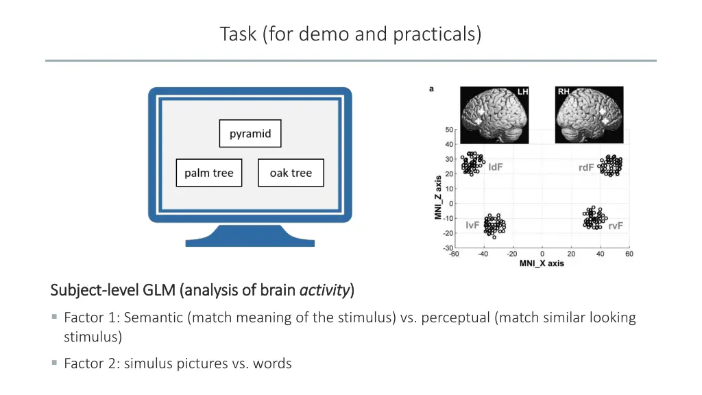 task for demo and practicals