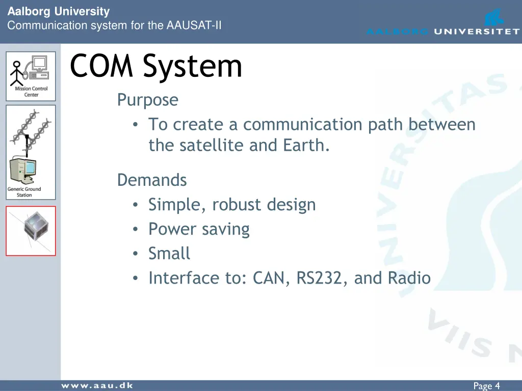 aalborg university communication system 3