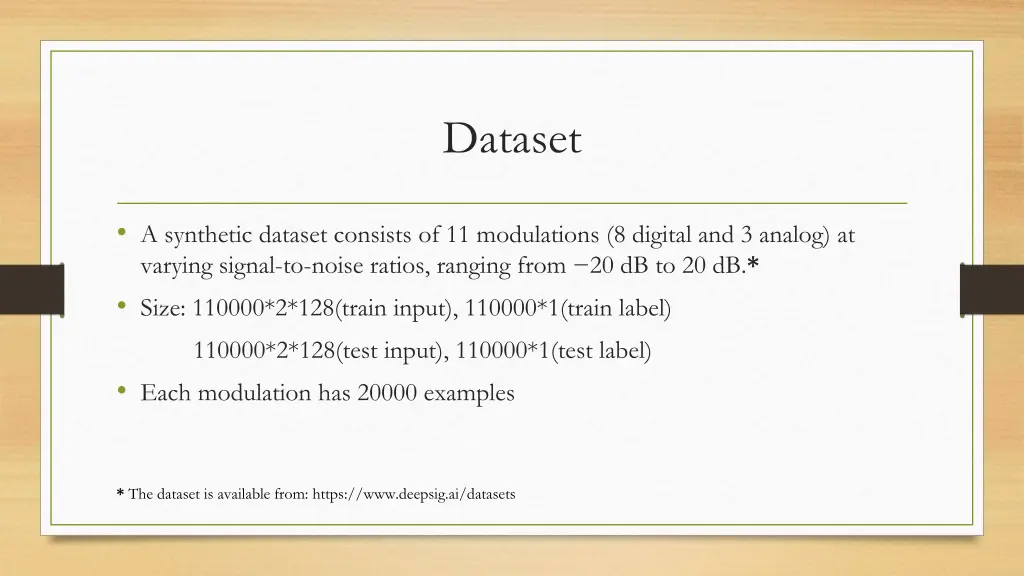 dataset