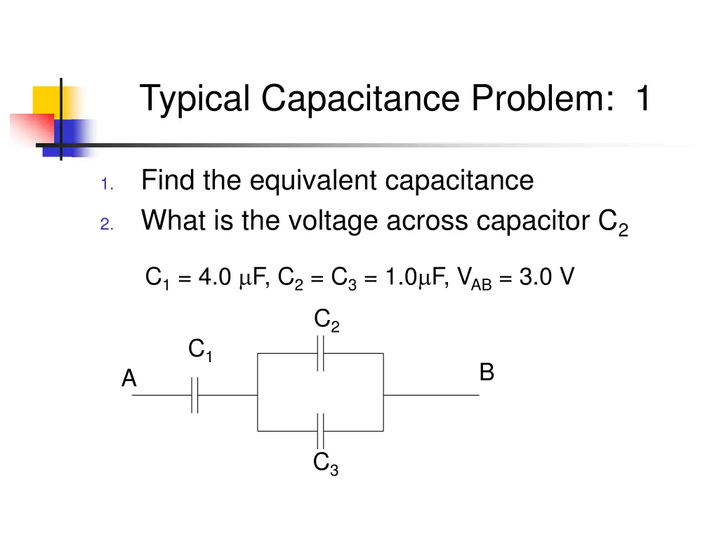 typical capacitance problem 1