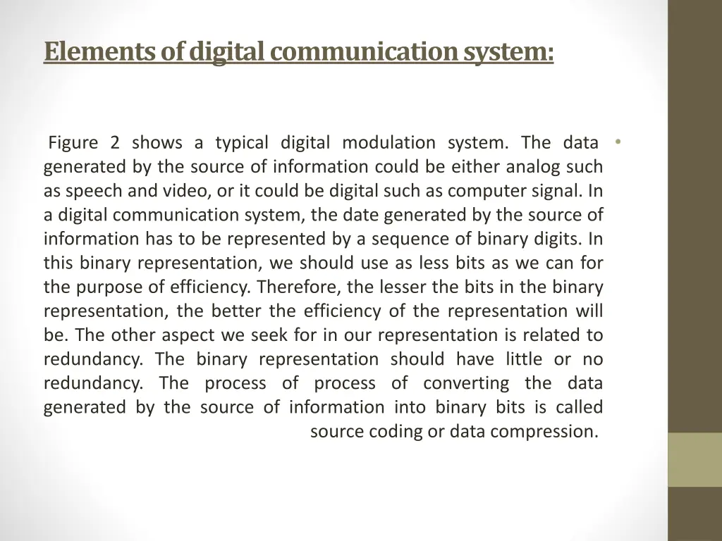 elements of digital communication system