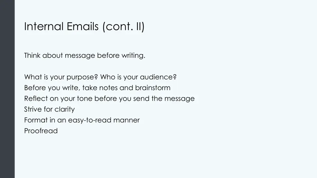 internal emails cont ii