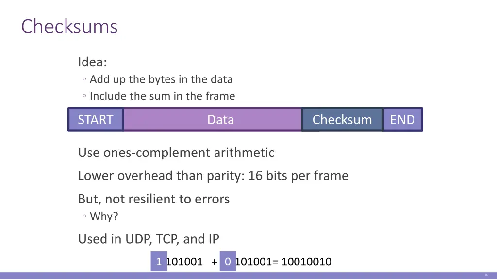 checksums