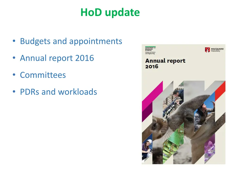 hod update