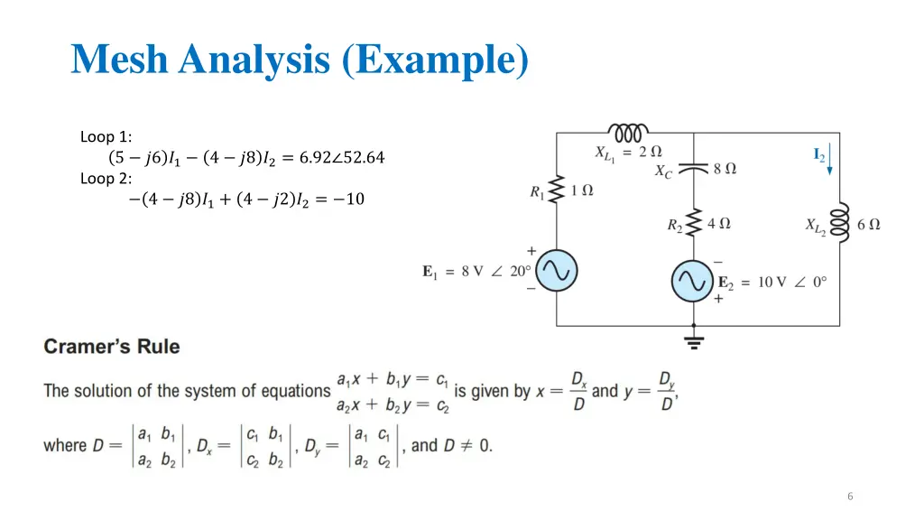 mesh analysis example