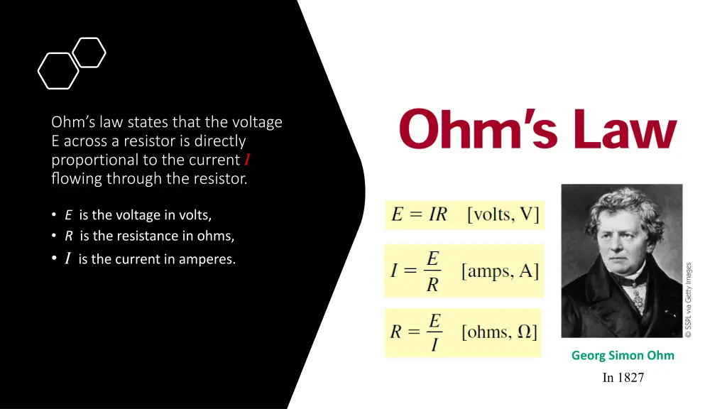 ohm s law states that the voltage e across
