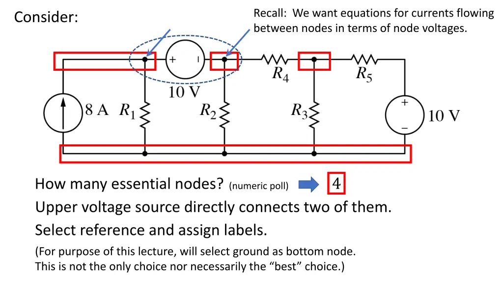 recall we want equations for currents flowing