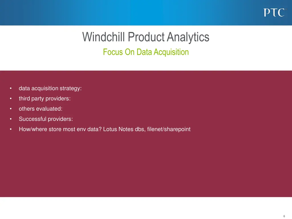 windchill product analytics focus on data 1