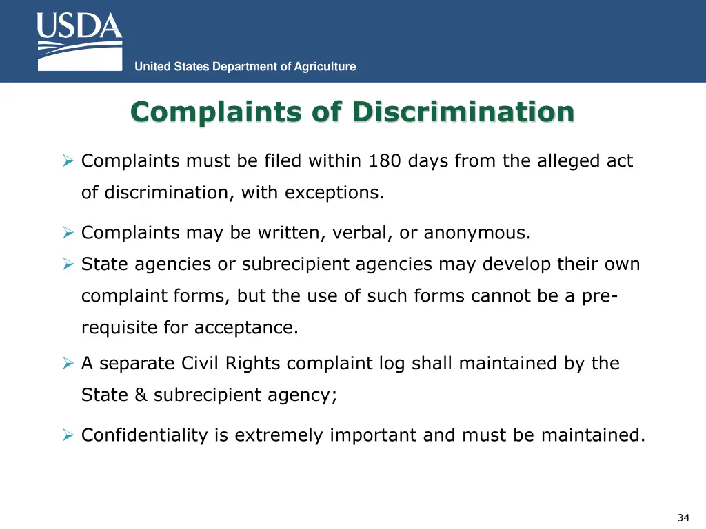 united states department of agriculture 31