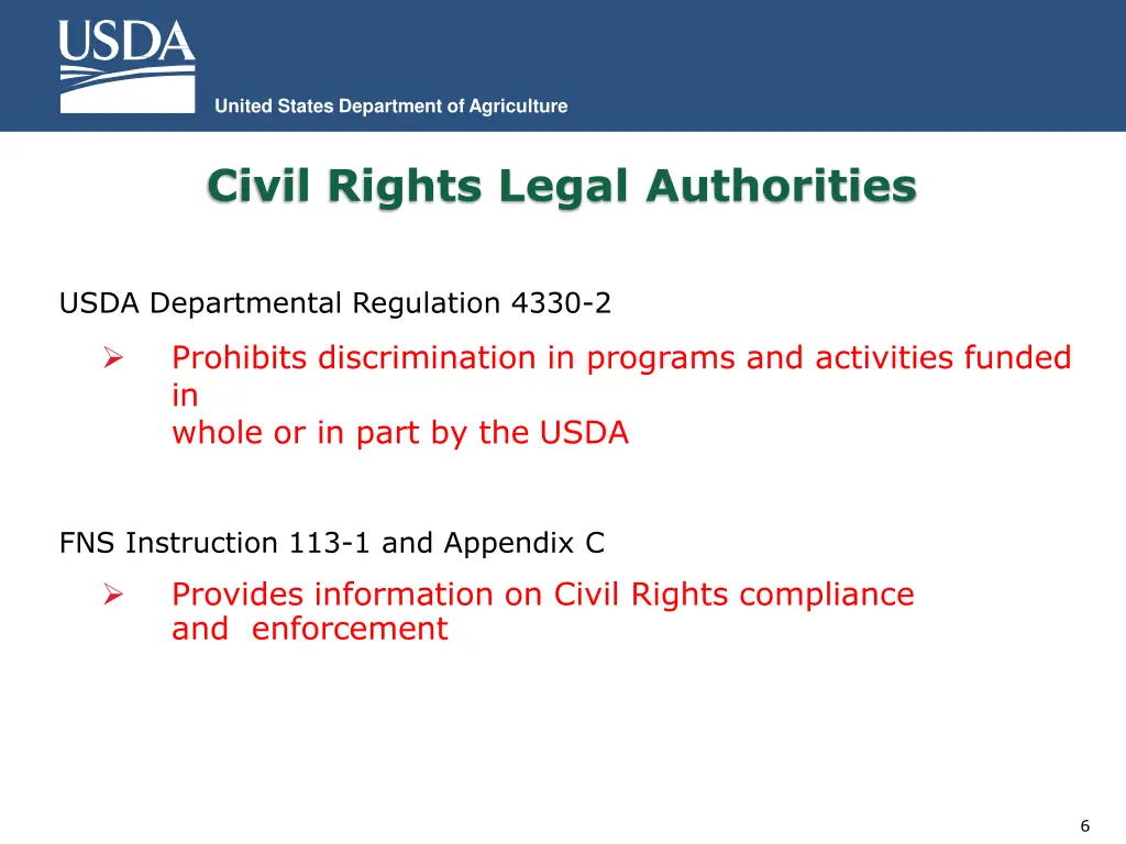 united states department of agriculture 5