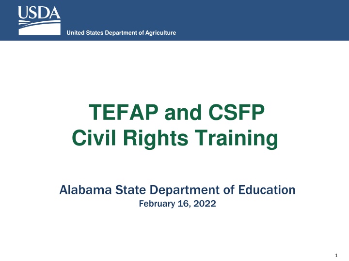 united states department of agriculture