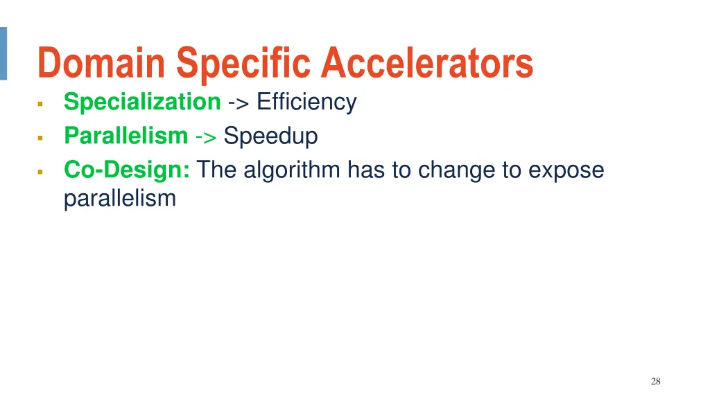 domain specific accelerators