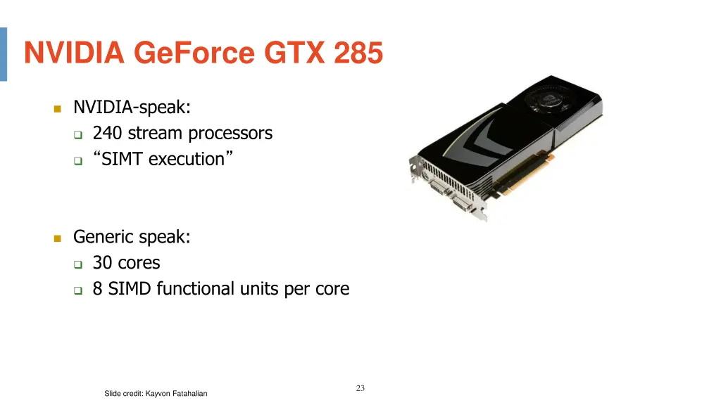 nvidia geforce gtx 285