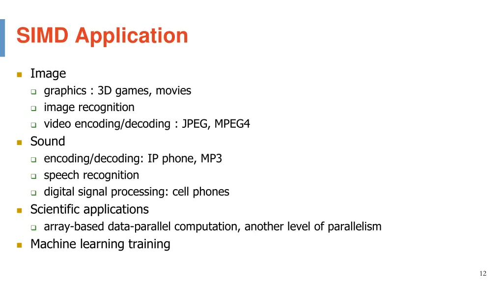 simd application