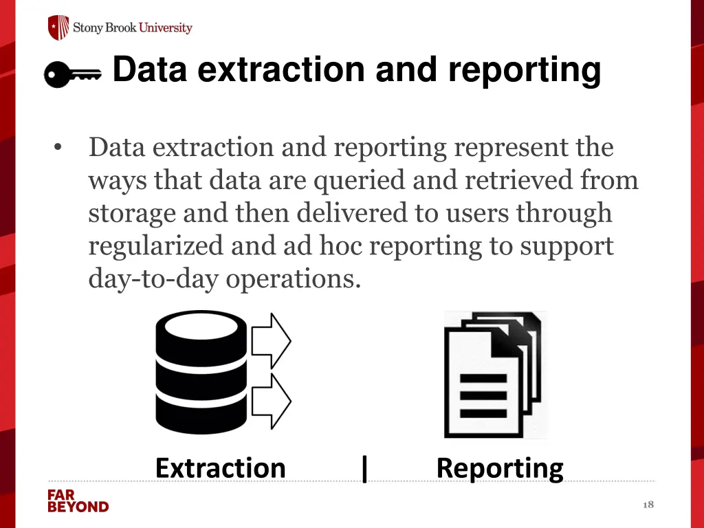 data extraction and reporting