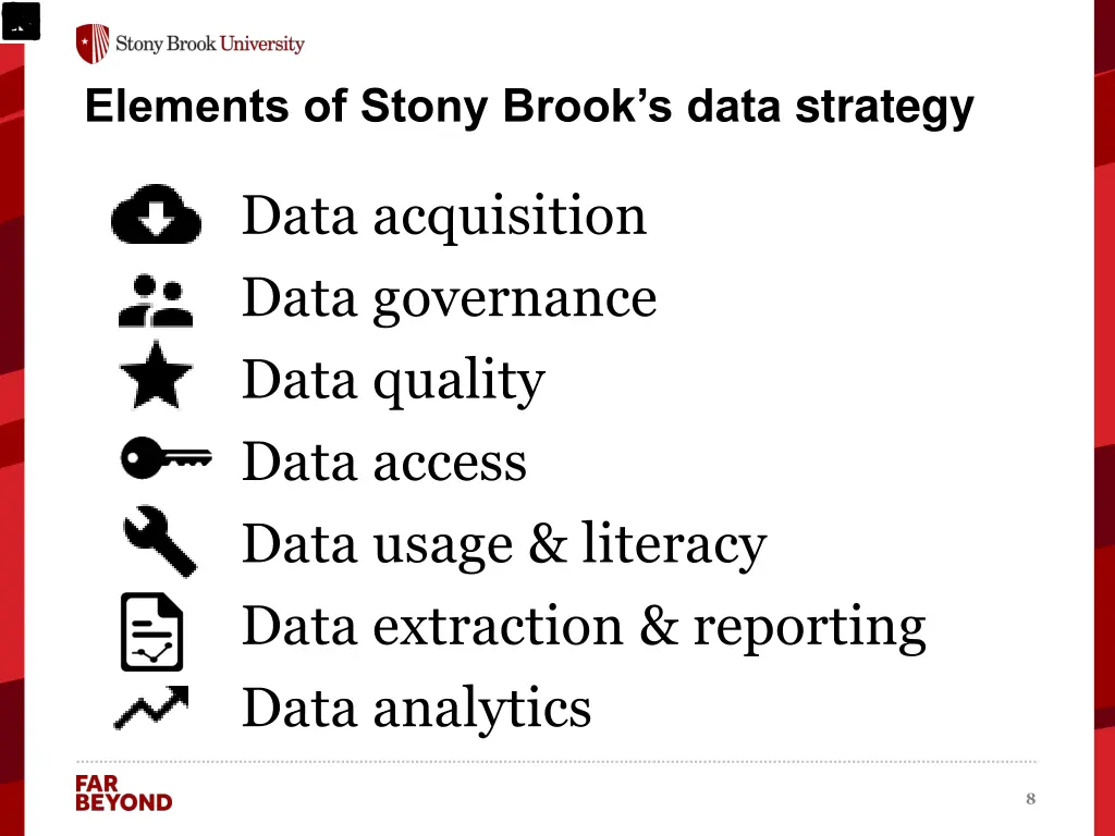 elements of stony brook s data strategy