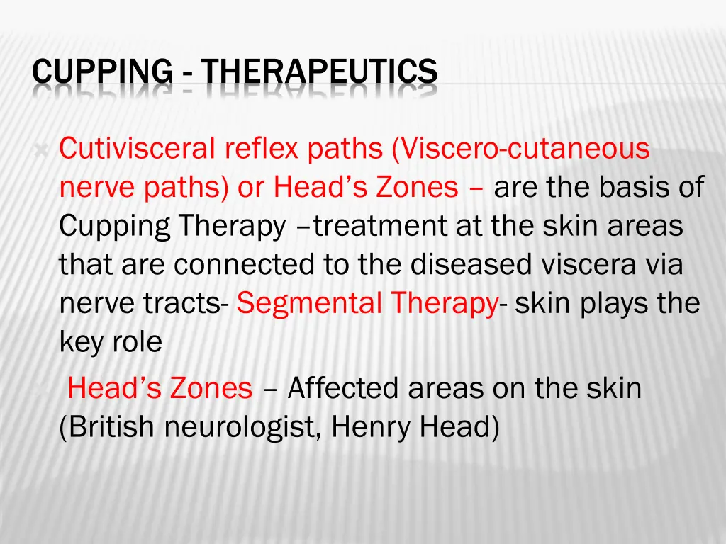 cupping therapeutics
