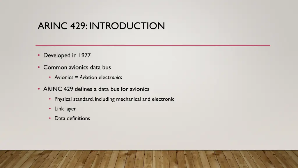 arinc 429 introduction