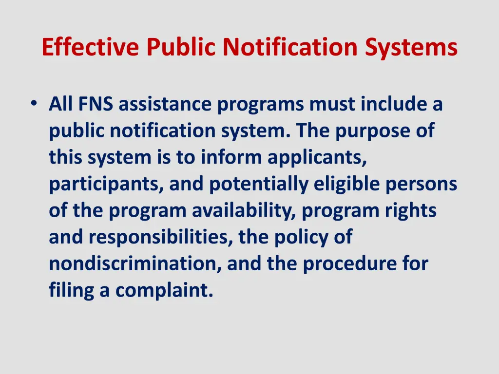 effective public notification systems