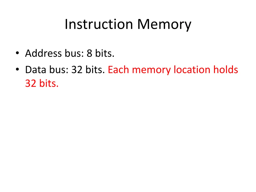 instruction memory 1