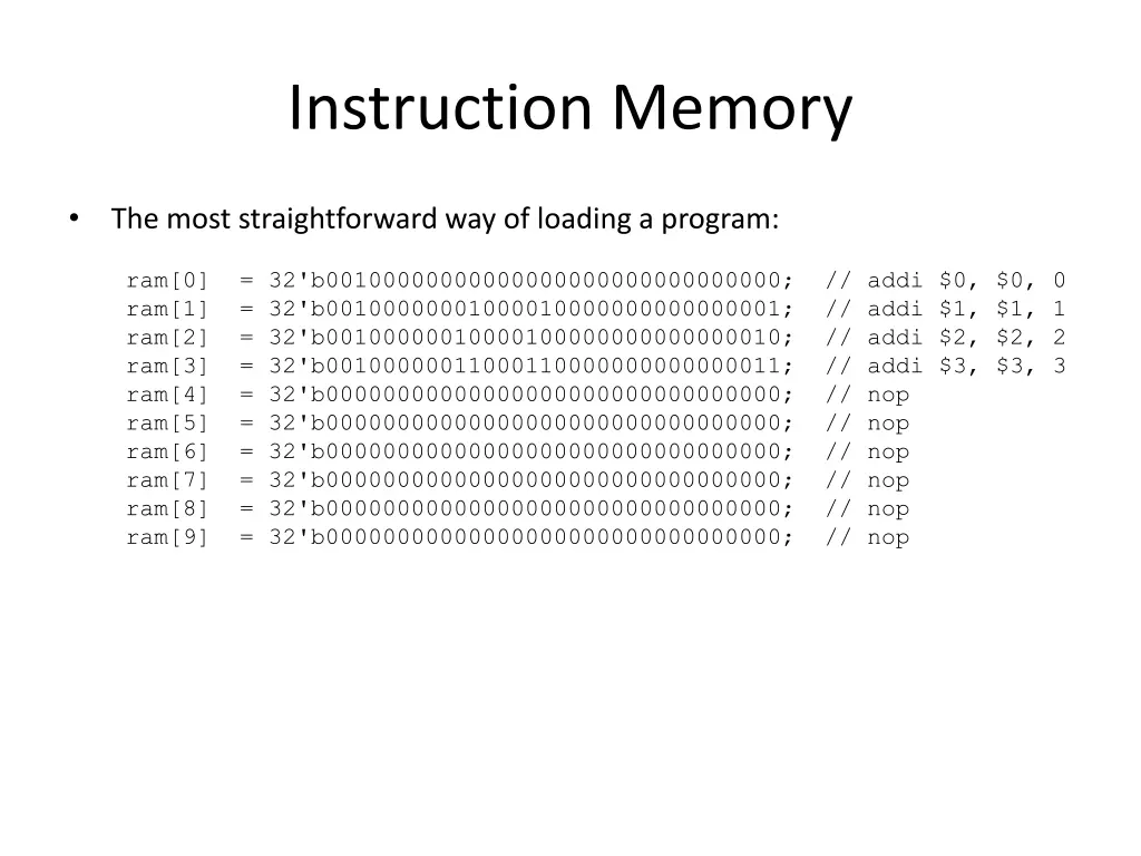 instruction memory 2