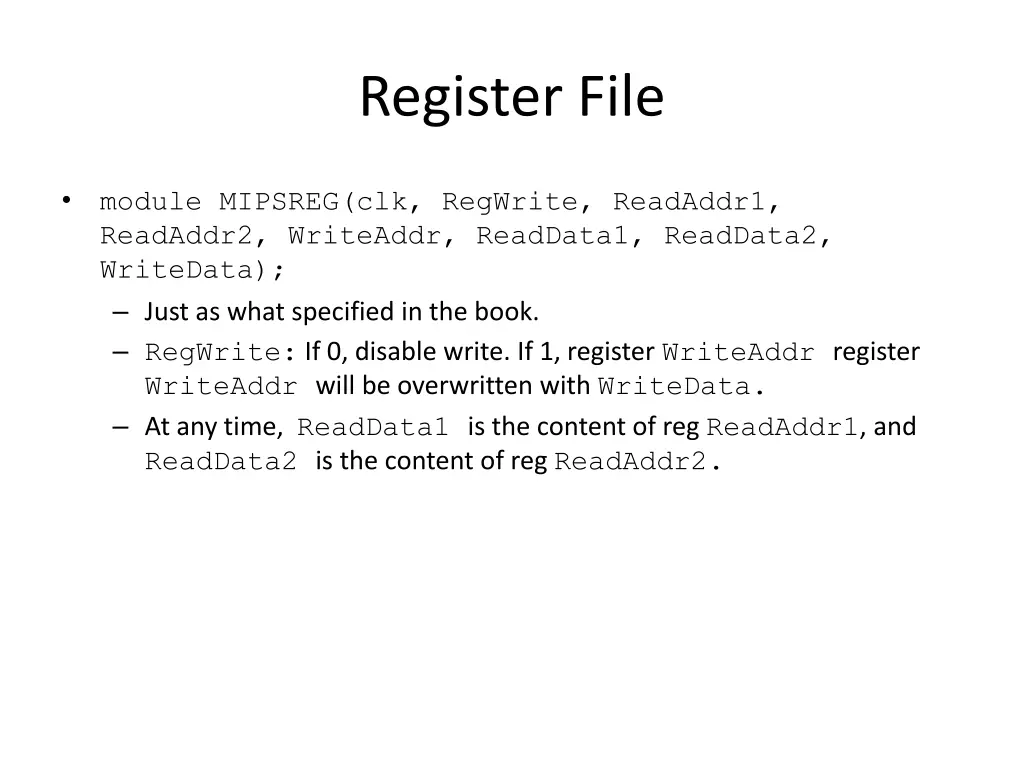 register file