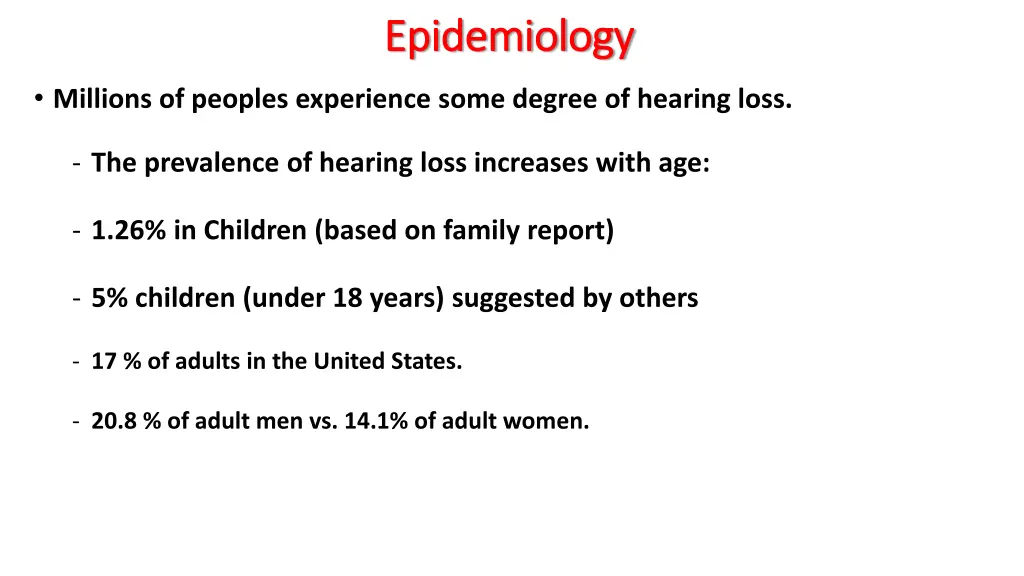 epidemiology epidemiology