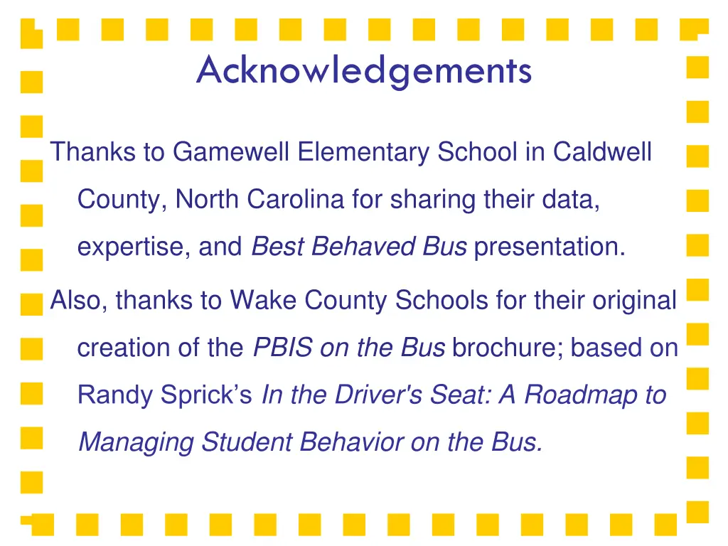 acknowledgements