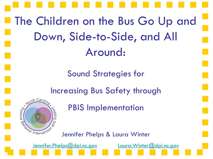 the children on the bus go up and down side