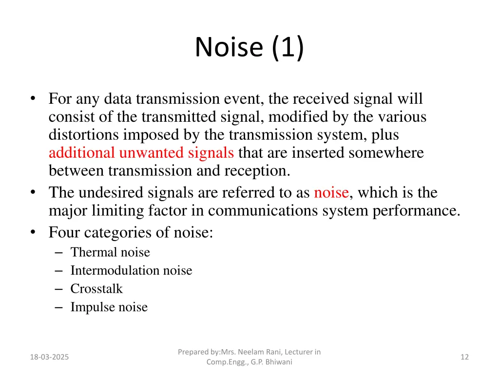 noise 1