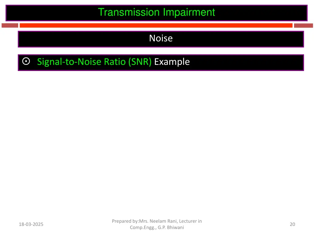 transmission impairment 12