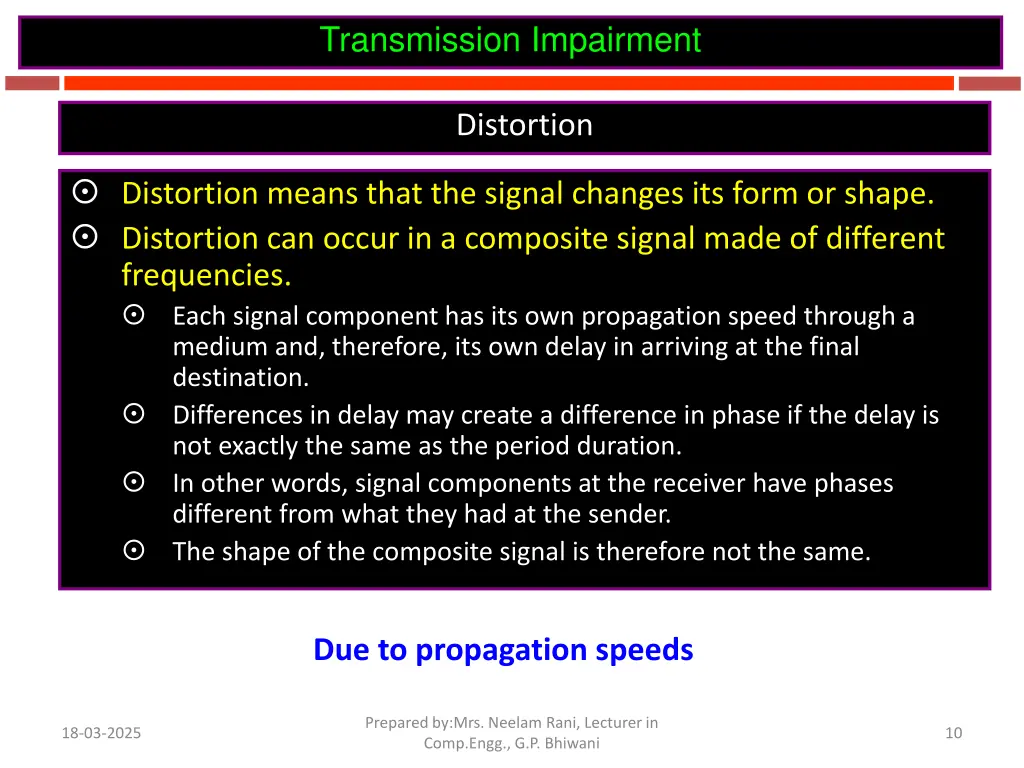 transmission impairment 5
