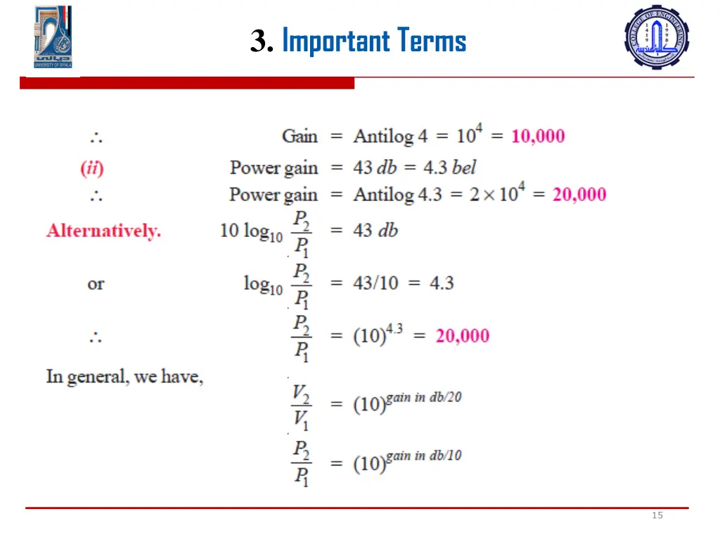 3 important terms 13