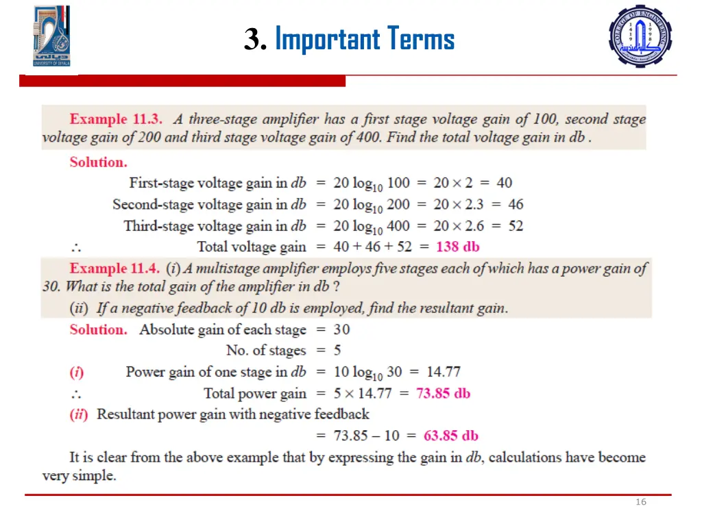 3 important terms 14