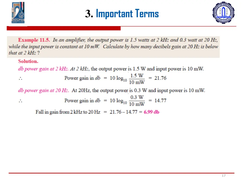 3 important terms 15