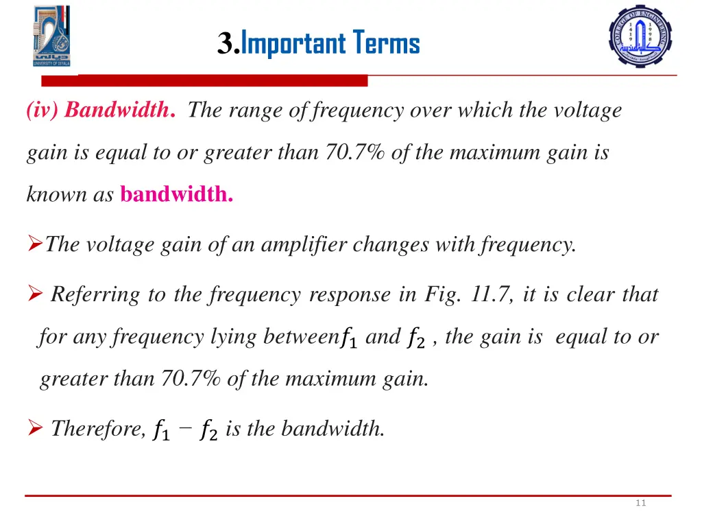 3 important terms 9