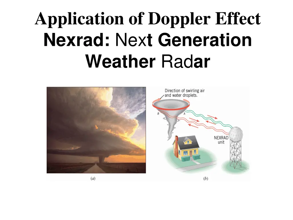 application of doppler effect nexrad