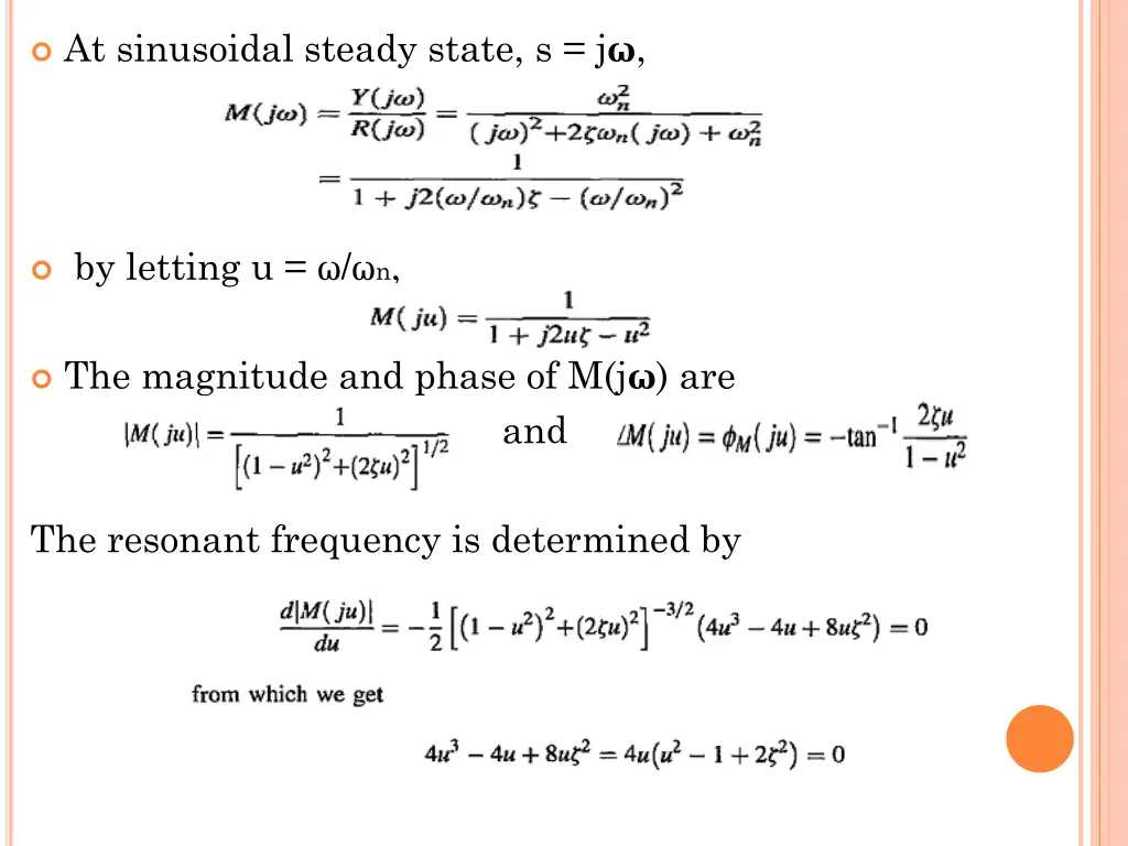 at sinusoidal steady state s j